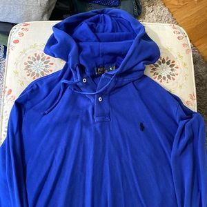 Men’s hooded long sleeve cotton